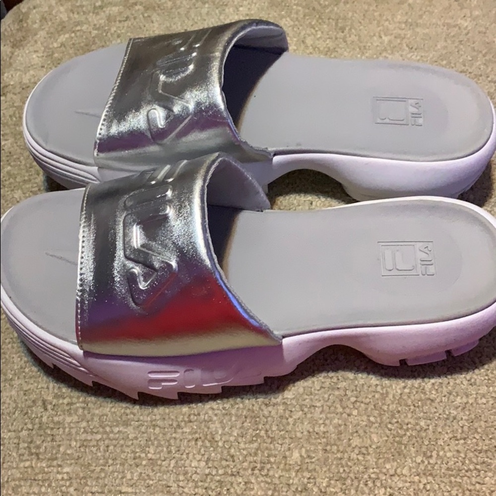 Ladies platform sandals - Picture 2 of 3
